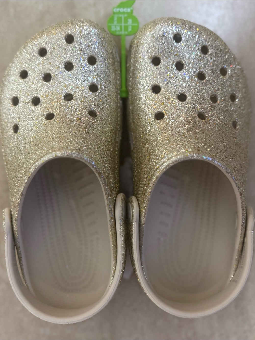 CROCS Kids' Classic Chunky Glitter Clog - Picture 4 of 10